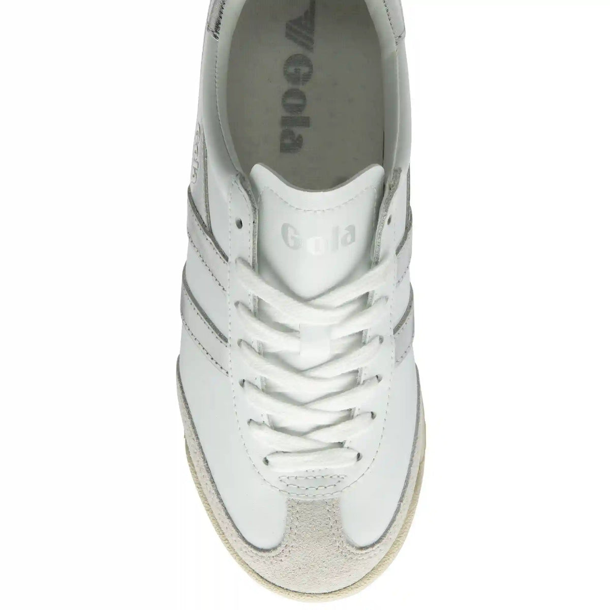 Gola Classics Women's Torpedo Mirror Sneakers - White/Silver/Off White