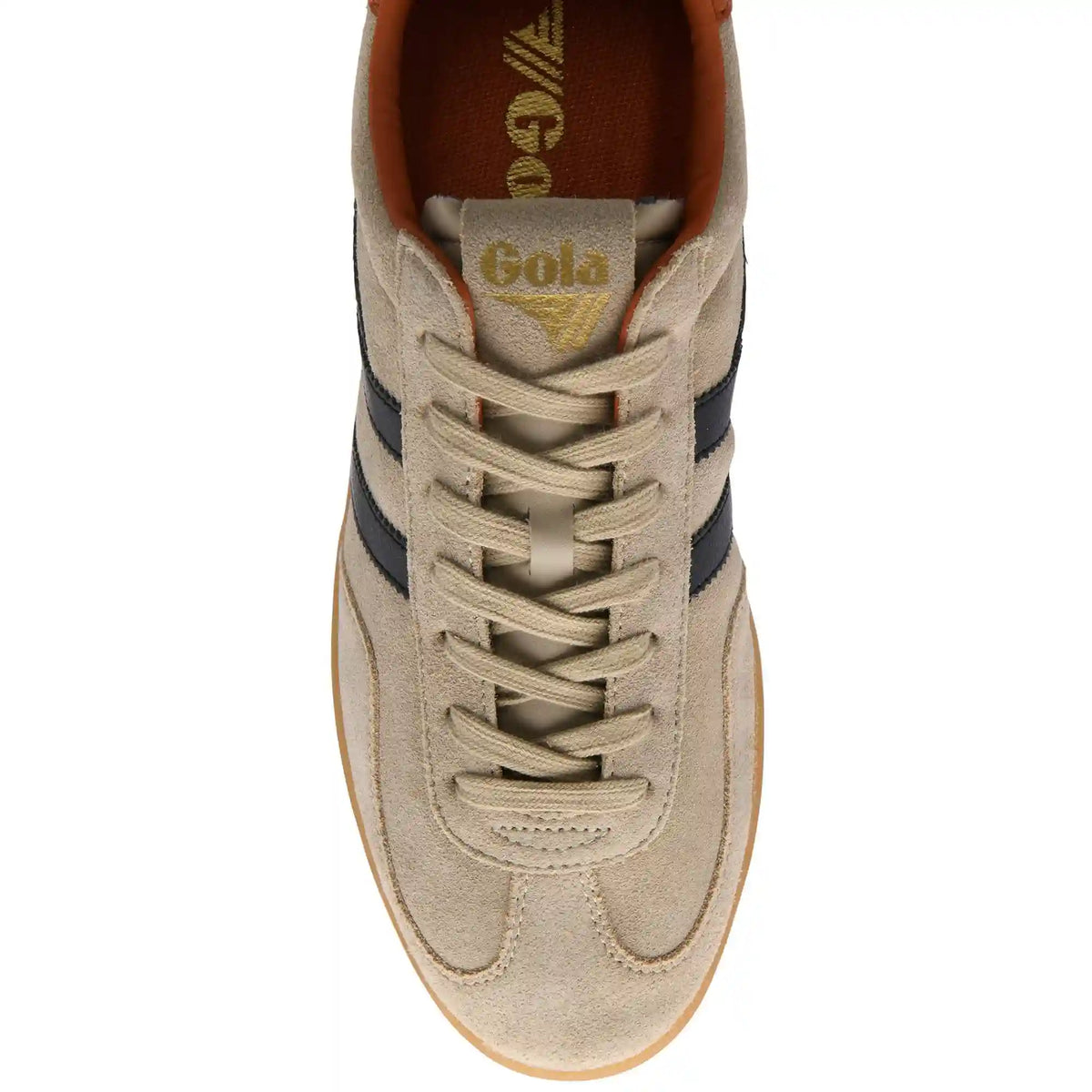 Gola Classics Men's Atlas Sneakers - Bone/Black/Moody Orange/Gum