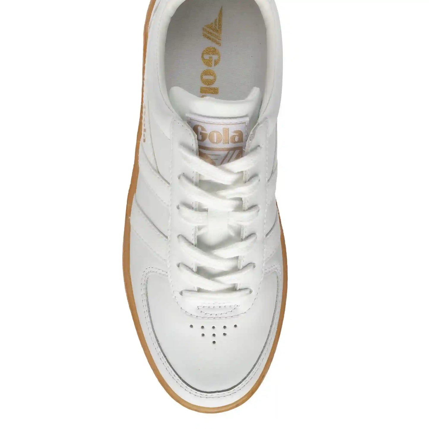 Gola Classics Women's Grandslam Leather Sneakers - White/White/Gum
