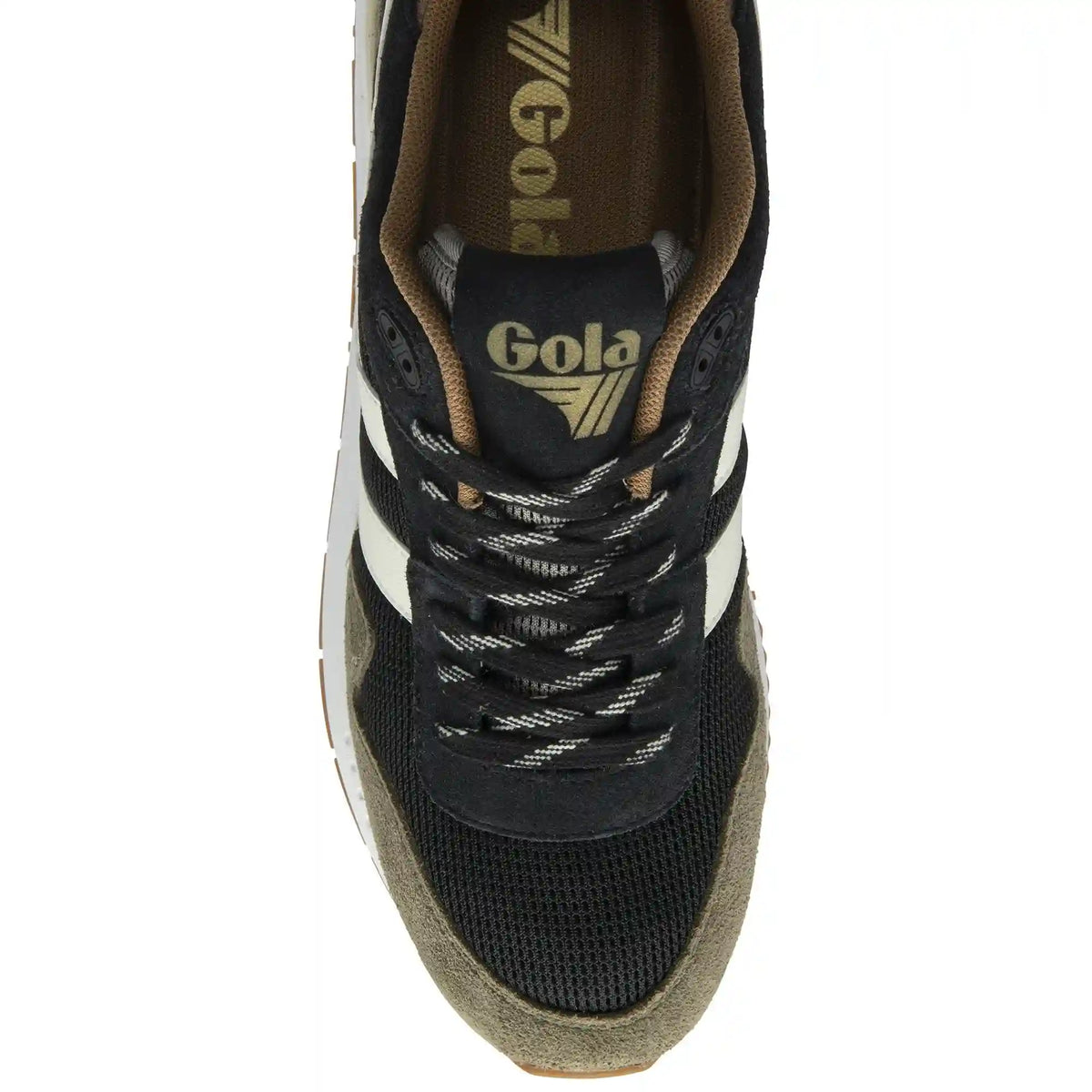 Gola Classics Men's Delta Sneakers - Black/Khaki/Off White