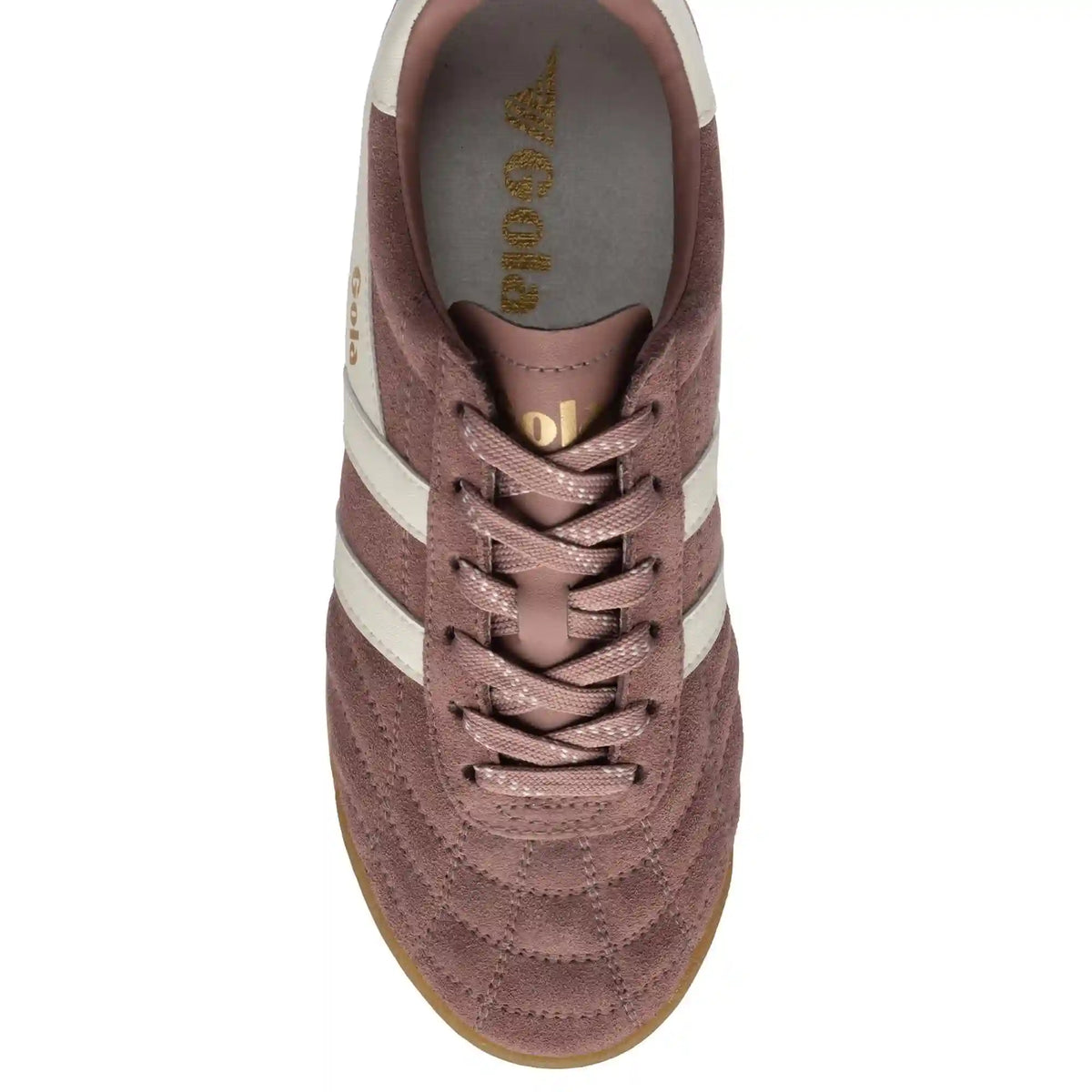 Gola Classics Women's Stadium Suede Sneakers - Brownrose/Off White