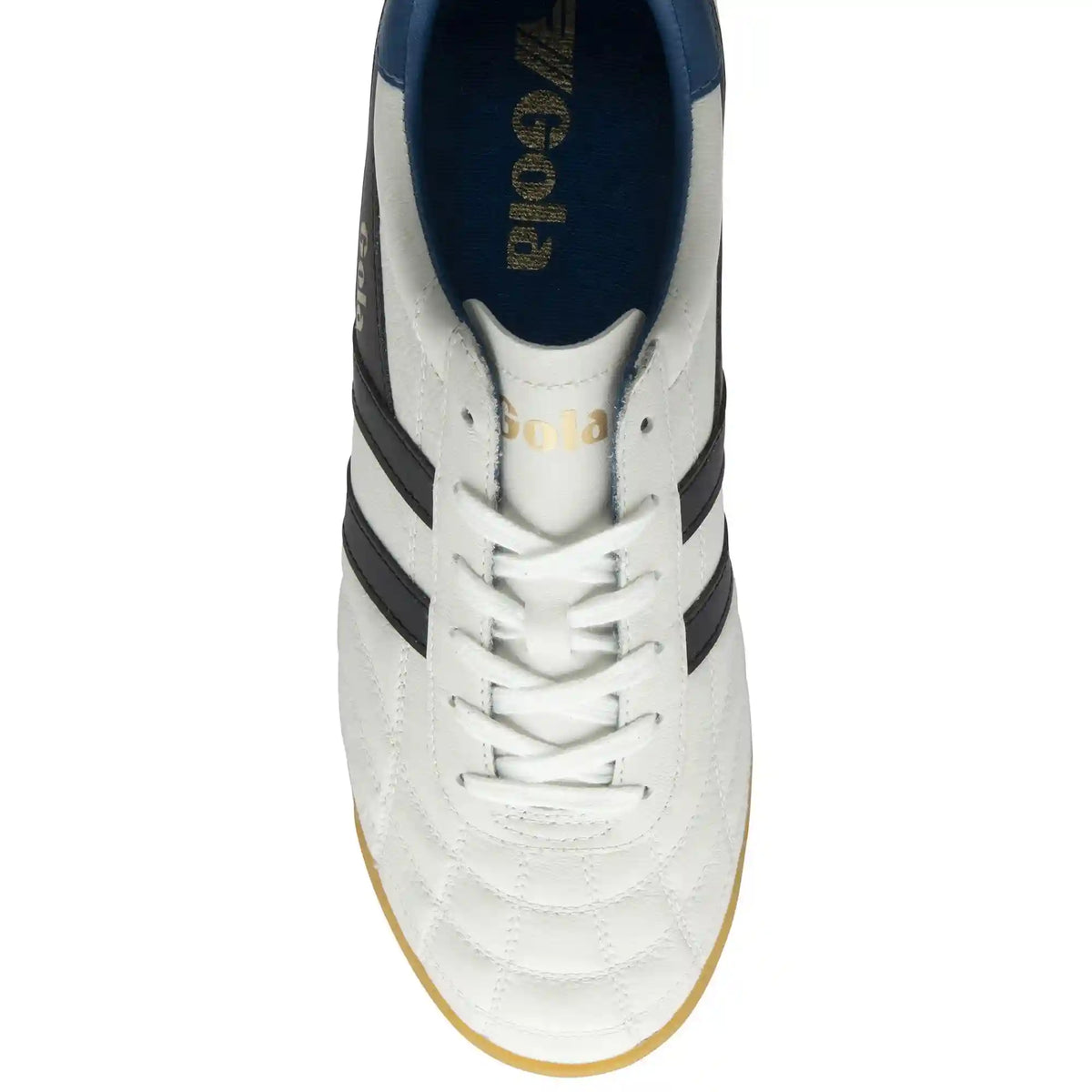 Gola Classics Men's Stadium Sneakers - White/Black/Marine Blue