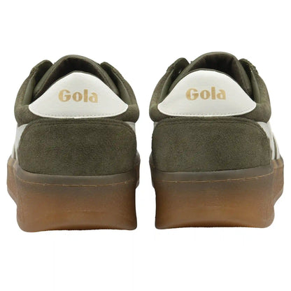 Gola Classics Men's Grandslam Suede Sneakers - Khaki/Off White/Gum