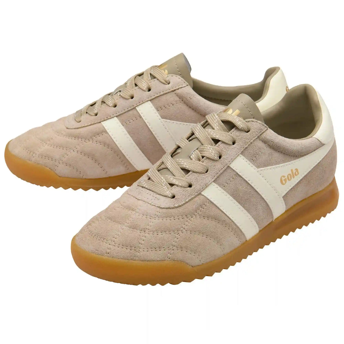 Gola Classics Women's Stadium Suede Sneakers - Bone/Off White
