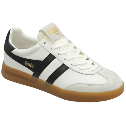 Gola Classics Women's Cyclone Leather Sneakers - White/Black/Gum