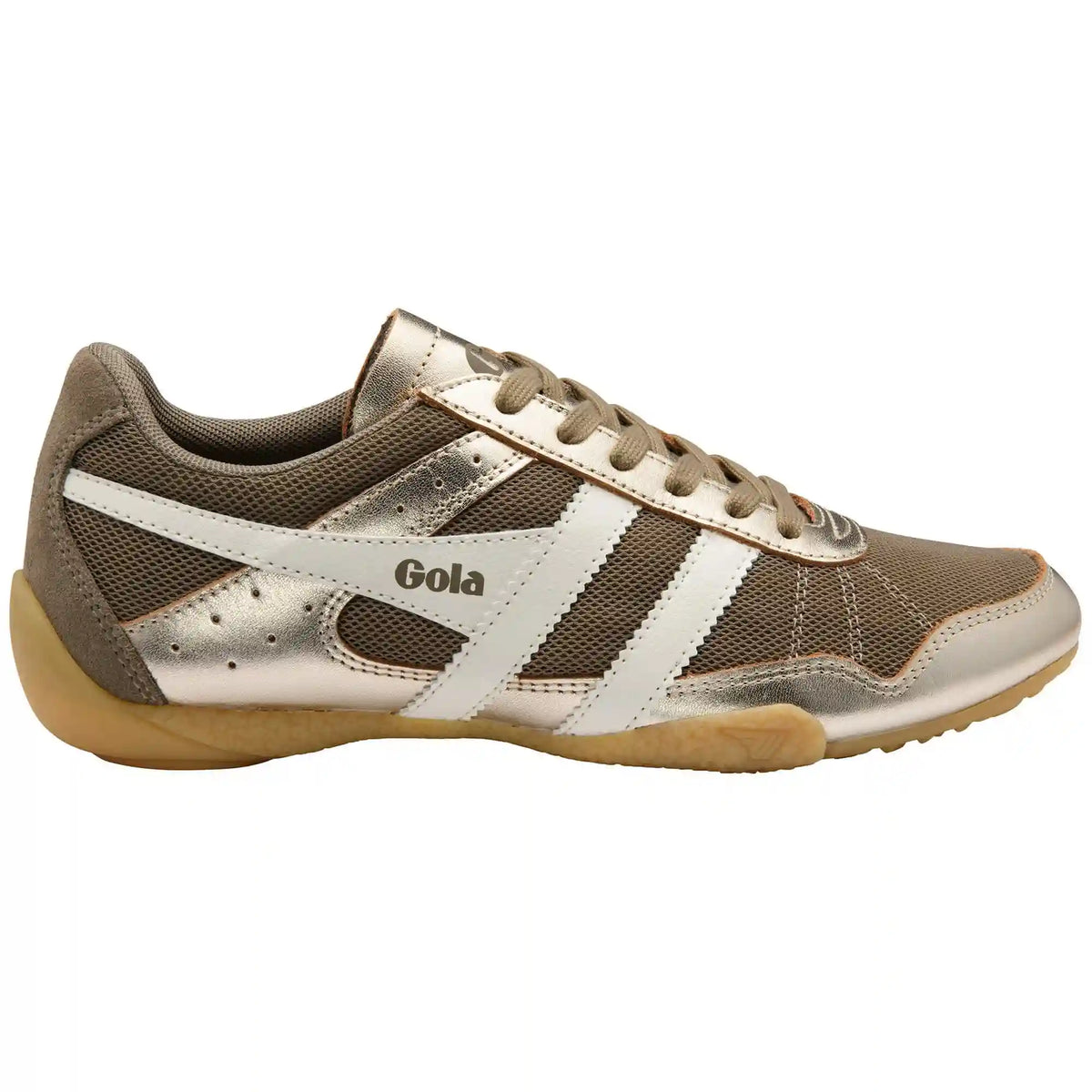 Gola Classics Women's Cascade Glimmer Sneakers - Rhino/Gold/Gum