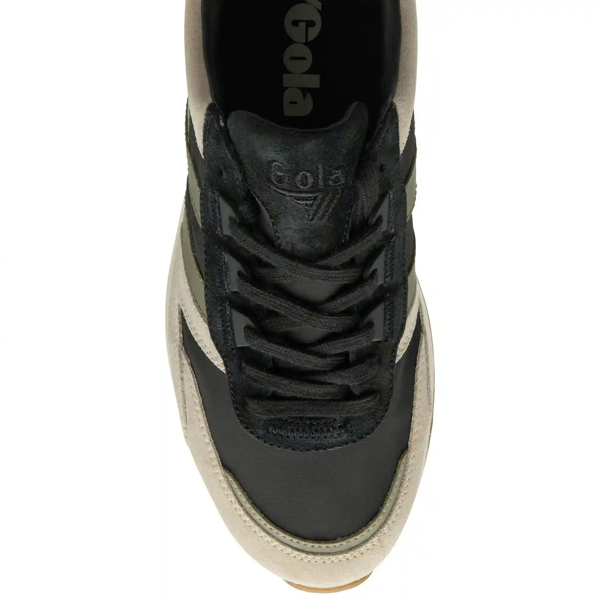 Gola Classics Men's Chicago Sneakers - Black/Feather Grey/Khaki