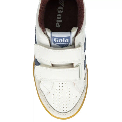 Gola Classics Kids' Eagle Strap Sneakers - White/Moonlight/Burgundy/Gum