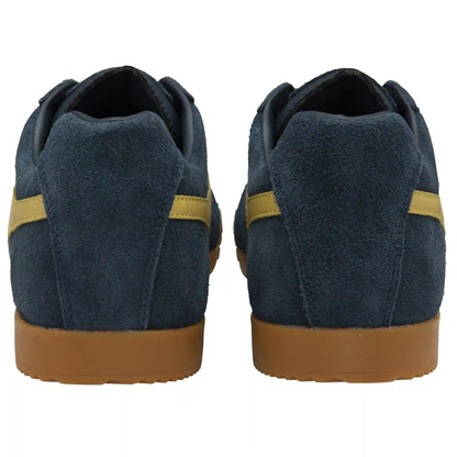 Gola Classics Men's Harrier Suede Sneakers - Navy/Pollen