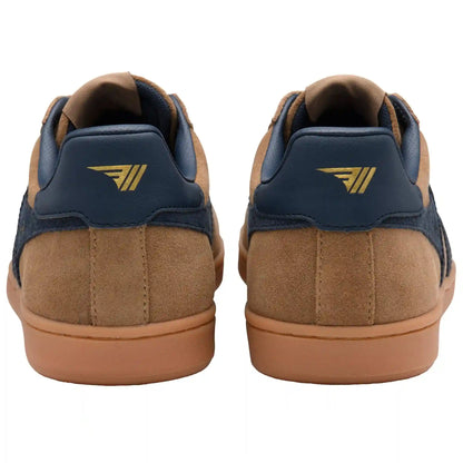 Gola Classics Men's Equipe II Suede Sneakers - Tobacco/Navy