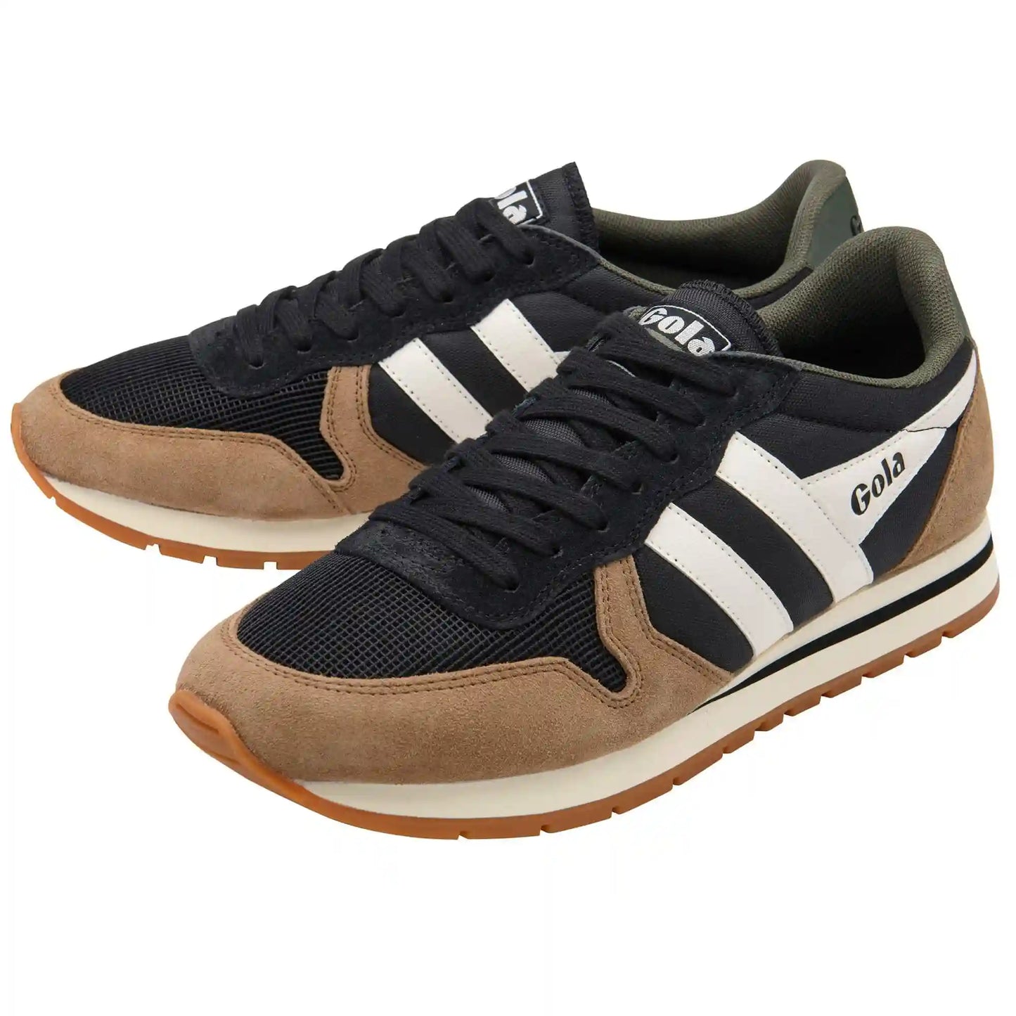 Gola Classics Men's Daytona Sneakers - Black/Tobacco/Off White
