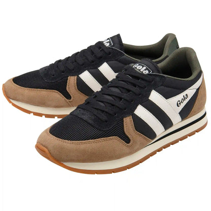 Gola Classics Men's Daytona Sneakers - Black/Tobacco/Off White