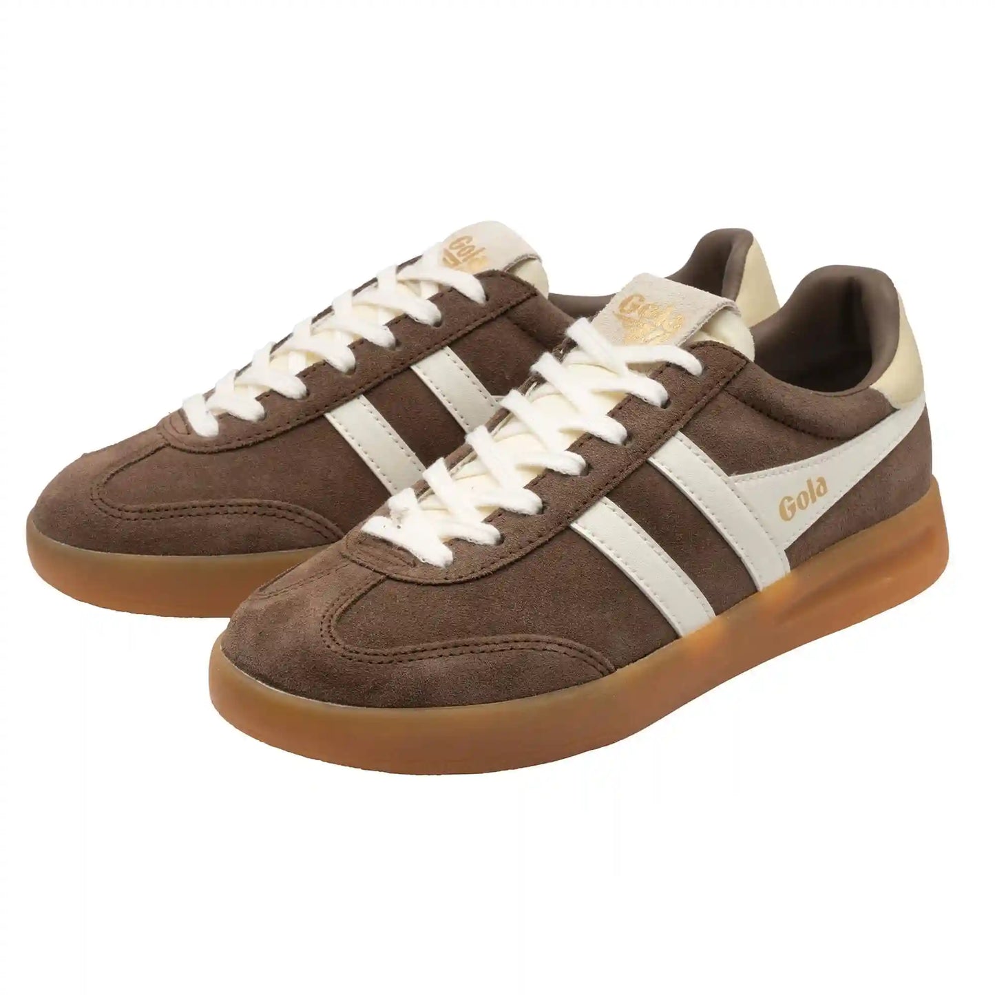 Gola Classics Women's Cyclone Sneakers - Otter/Off White/Buttermilk/Gum