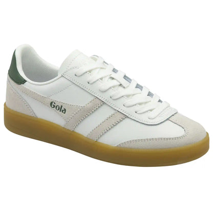 Gola Classics Women's Viper Leather sneakers - White/White/Evergreen/Gum
