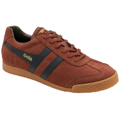 Gola Classics Men's Harrier Suede Sneakers - Rust/Navy/Khaki