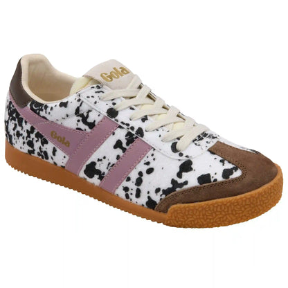 Gola Classics Women's Elan Savanna Sneakers - Dalmatian/Otter/Candy