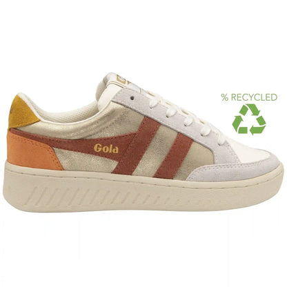 Gola Classics Women's Superslam Blaze Sneakers - Gold/Orange Spice/Sun