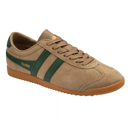 Gola Classics Women's Bullet Suede Sneakers - Light Caramel/Evergreen/Gum
