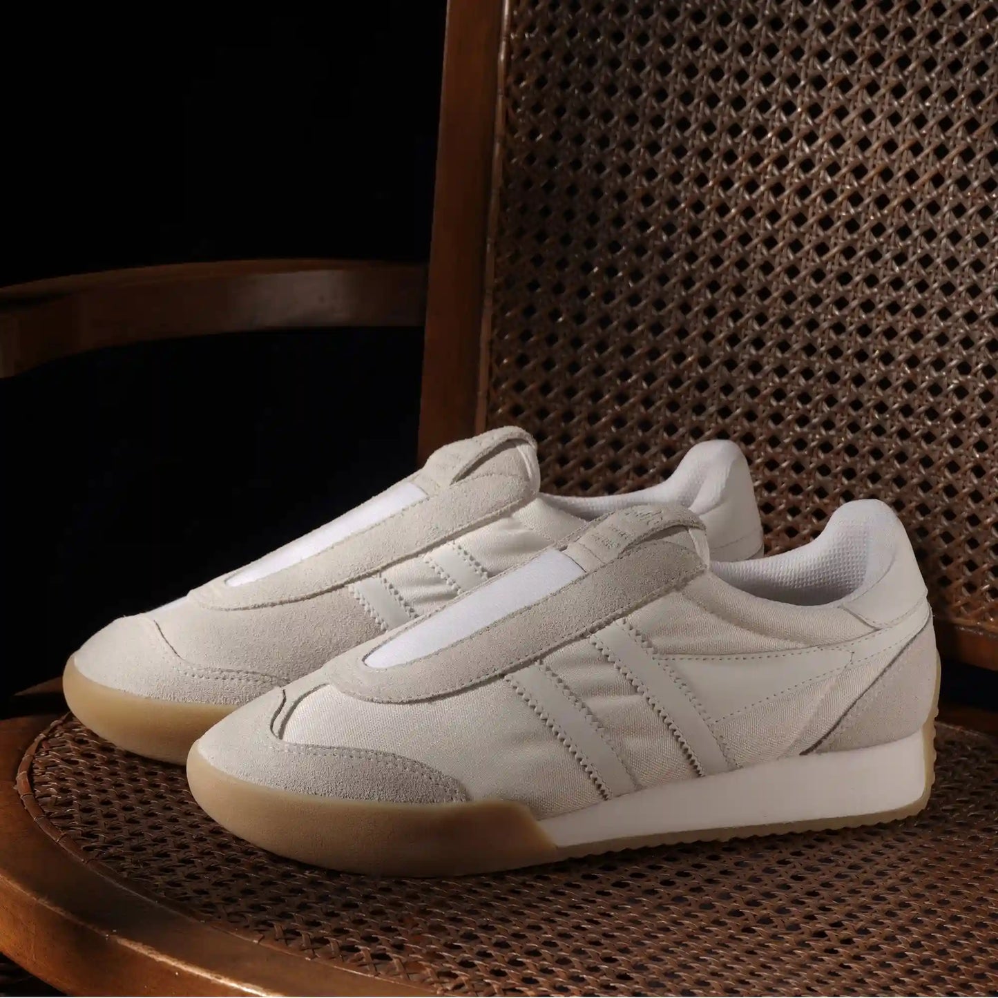 Gola Classics Men's Match Engineered Garment Sneakers - White/White/Gum