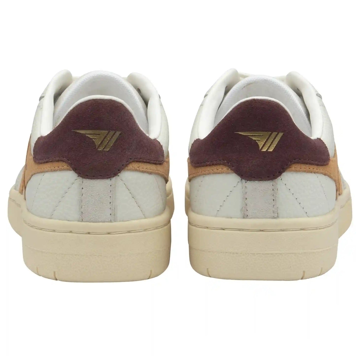 Gola Classics Women's Falcon Sneakers - White/Salmon/Windsor Wine