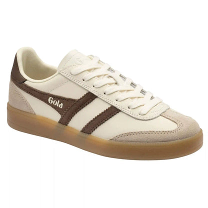 Gola Classics Women's Viper Leather Sneakers - Off White/Bone/Otter/Gum