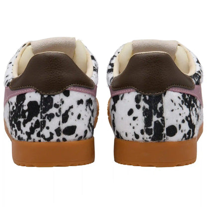 Gola Classics Women's Elan Savanna Sneakers - Dalmatian/Otter/Candy