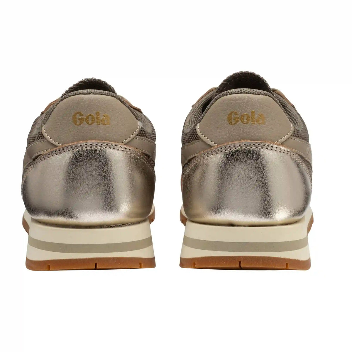 Gola Classics Women's Daytona Glimmer Sneakers - Rhino/Gold/Bone