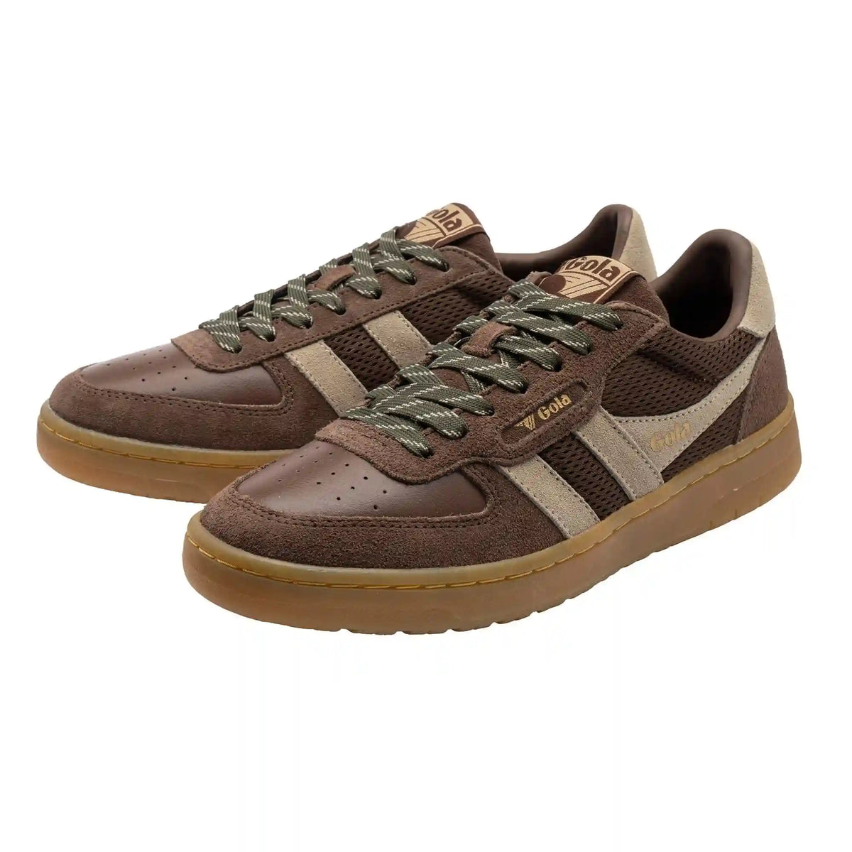Gola Classics Women's Hawk '83 Sneakers - Root/Bone/Evergreen/Gum