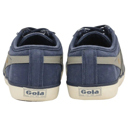 Vegan Gola Classics Men's Comet Plimsoll Sneakers - Navy/Light Grey