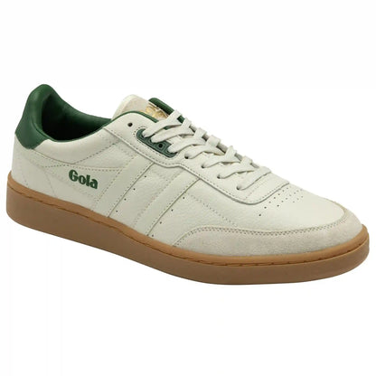 Gola Classics Men's Contact Leather Sneakers - Off White/Green/Gum