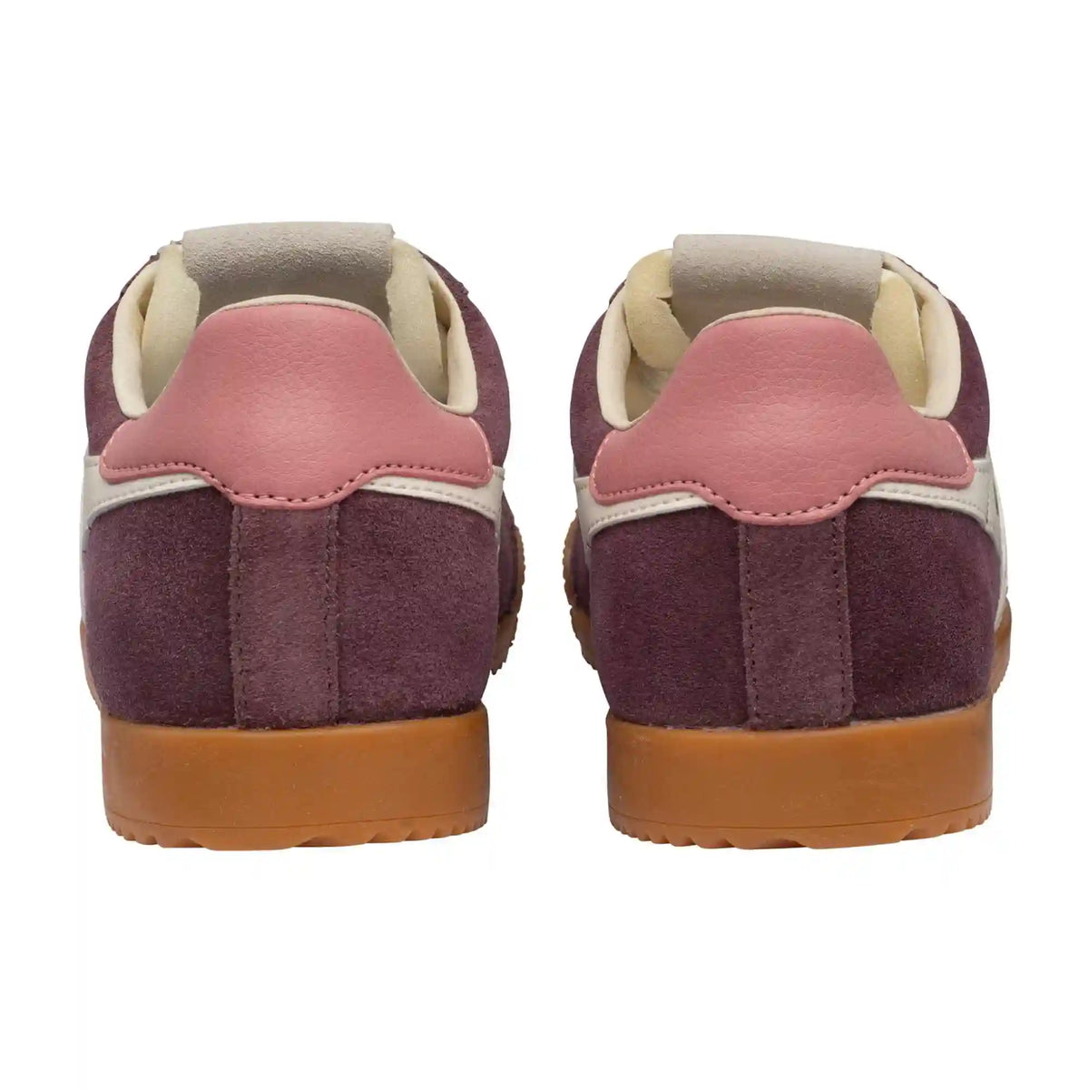 Gola Classics Women's Elan Sneakers - Windsor Wine/Off White/Coral Pink