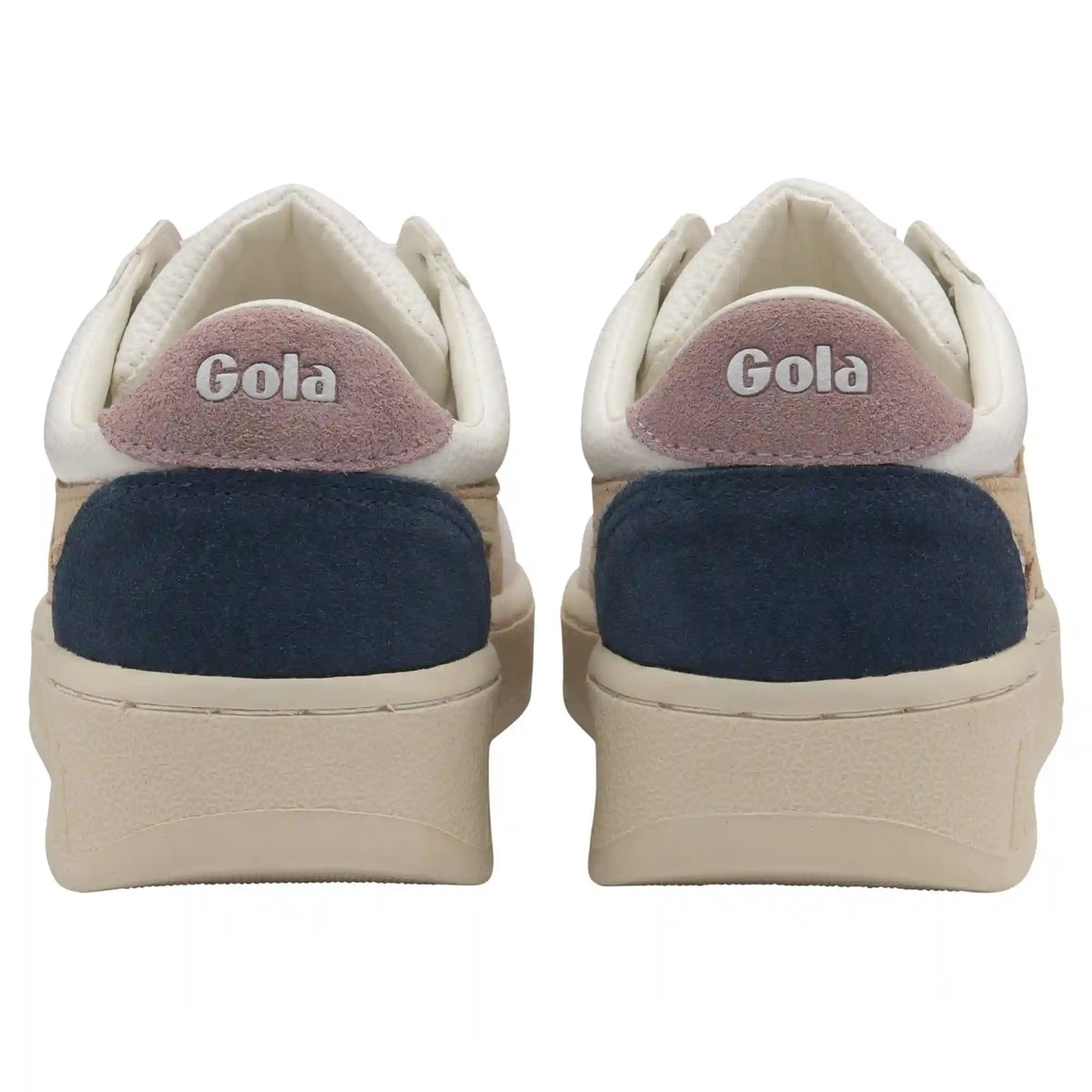 Gola Classics Women's Grandslam Trident Sneakers - White/Oat/Pastel Pink