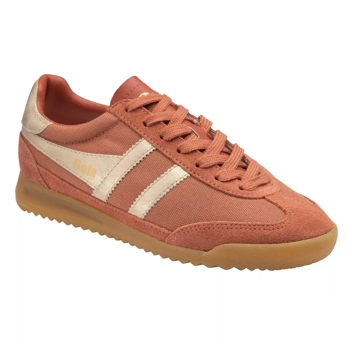 Gola Classics Women's Tornado Sneakers - Orange Spice/Gold