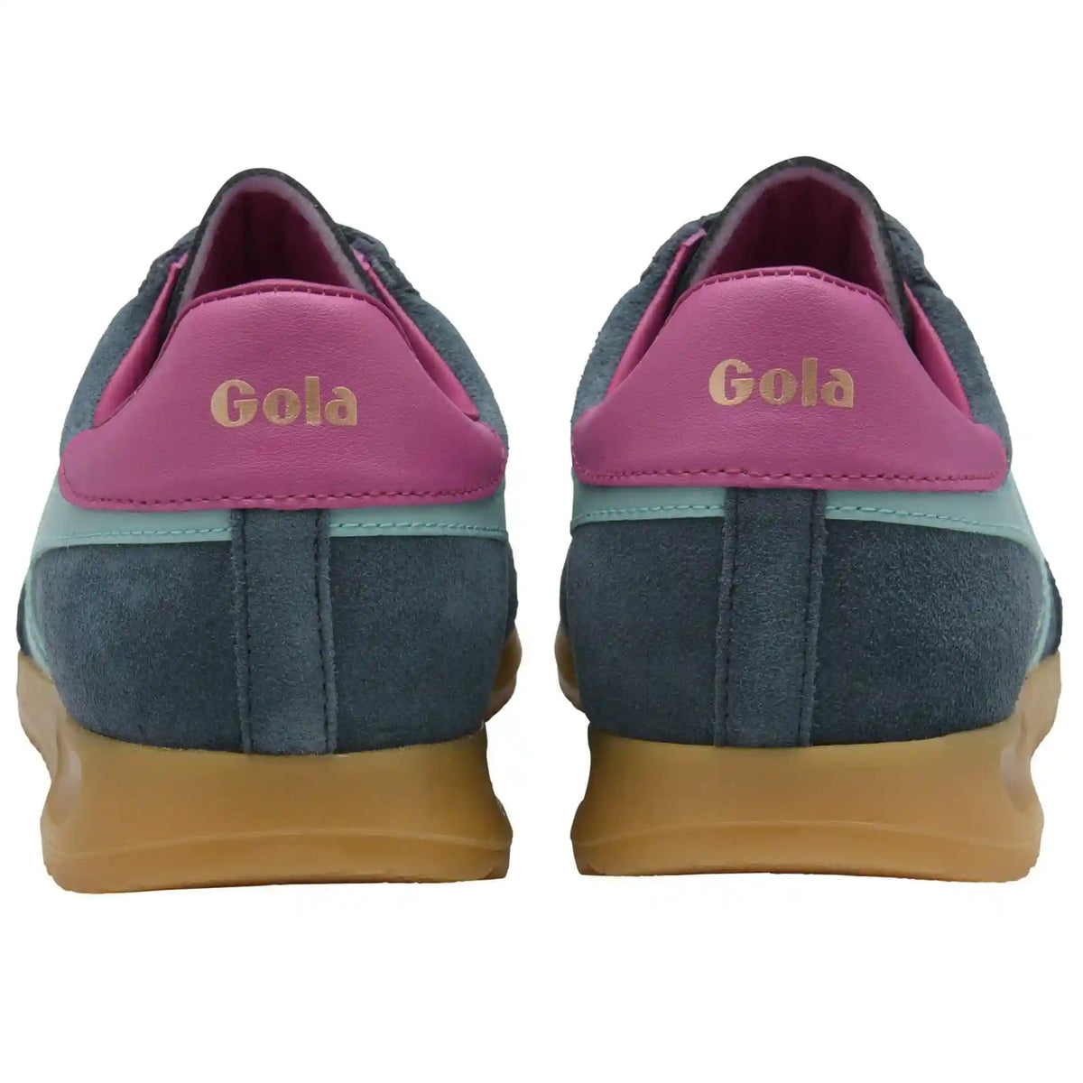 Gola Classics Women's Torpedo Sneakers - Dark Teal/Sea Mist/Fuchsia