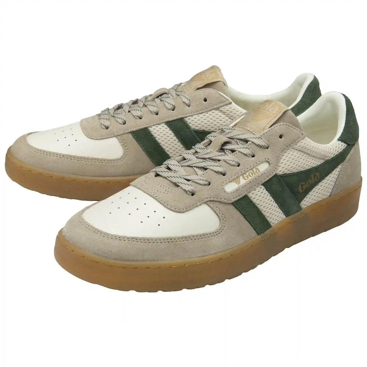Gola Classics Men's Hawk '83 Sneakers - Off White/Bone/Evergreen/Gum