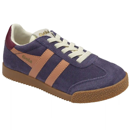 Gola Classics Kids' Elan Sneakers - Plum/Terracotta/Cerise