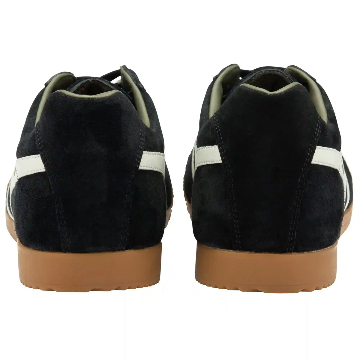 Gola Classics Men's Harrier Suede Sneakers - Black/Off White/Khaki