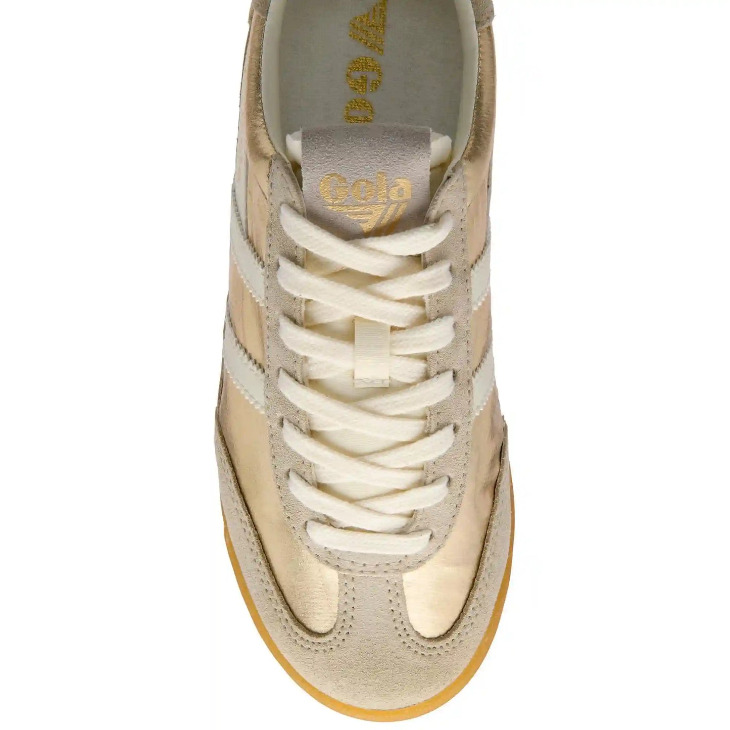 Gola Classics Women's Firefly Metallic Sneakers - Gold/Off White