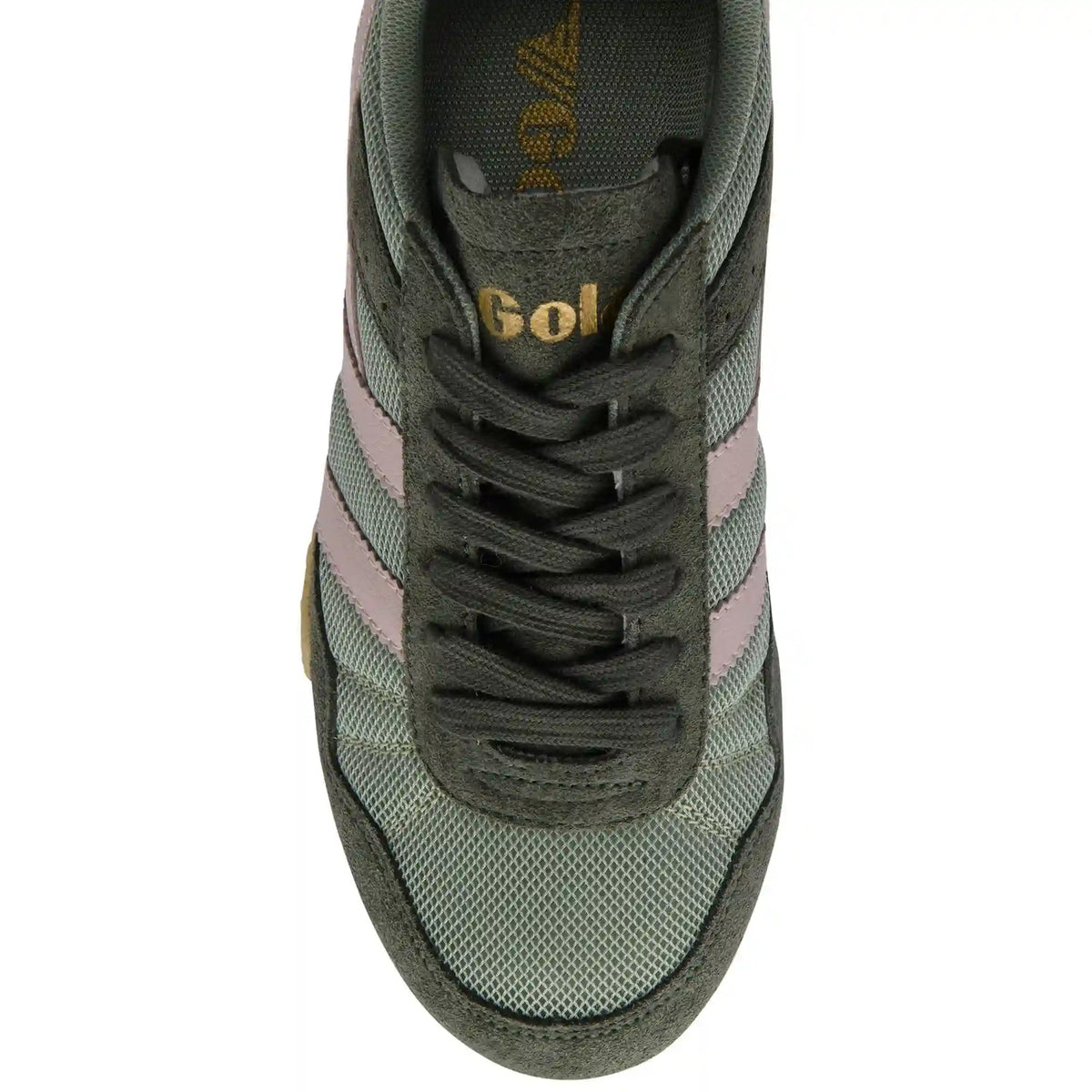Gola Classics Women's Cascade Sneakers - Green Mist/Dark Khaki/Chalk Pink/Gum