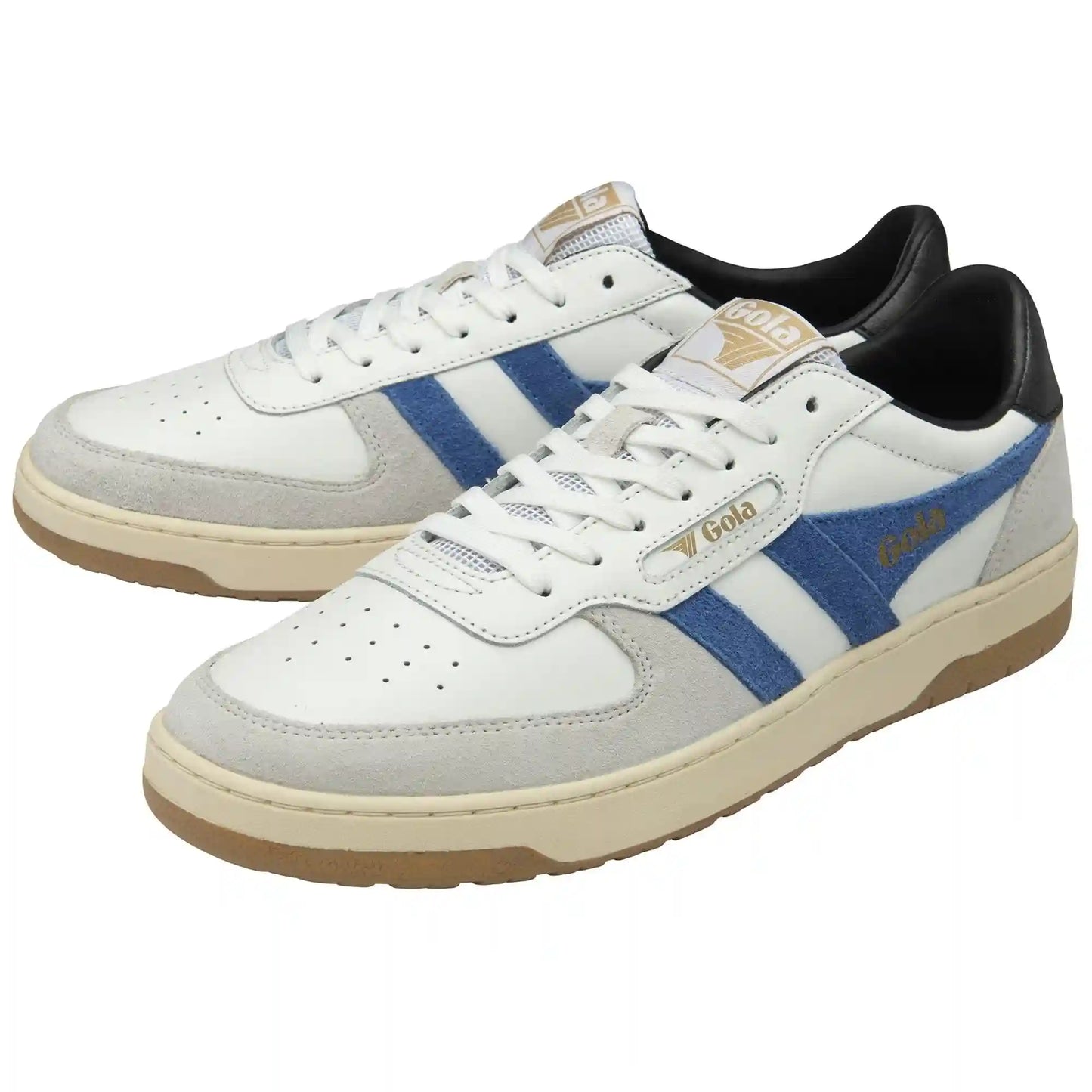 Gola Classics Men's Hawk Sneakers - White/Sapphire/Black