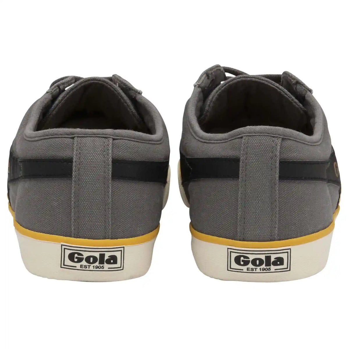 Vegan Gola Classics Men's Comet Plimsoll Sneakers - Ash/Black/Sun