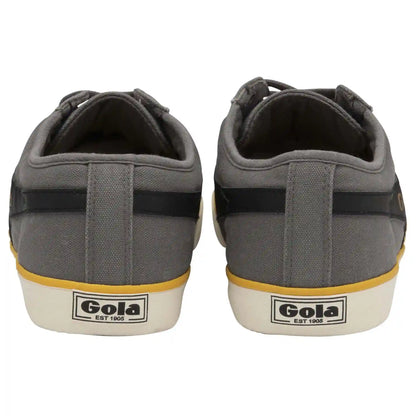 Vegan Gola Classics Men's Comet Plimsoll Sneakers - Ash/Black/Sun