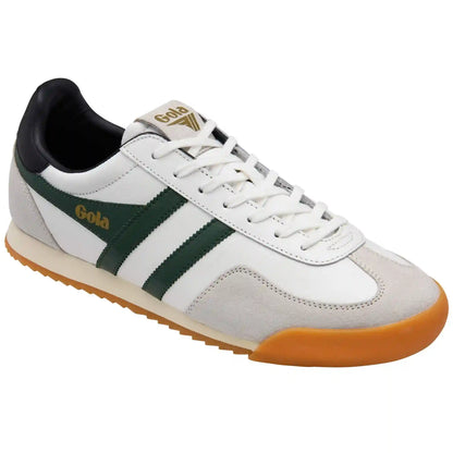 Gola Classics Men's Europa Leather Sneakers - White/Evergreen/Black
