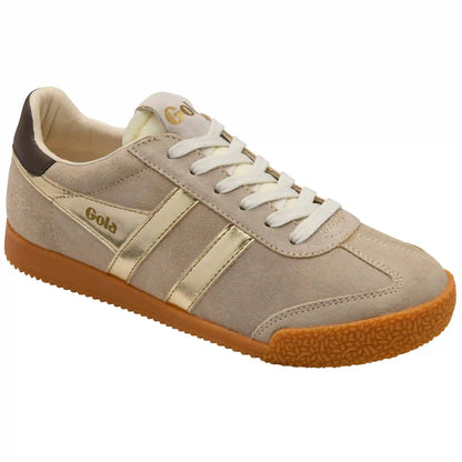 Gola Classics Women's Elan Glitz Sneakers - Bone/Gold/Dark Brown
