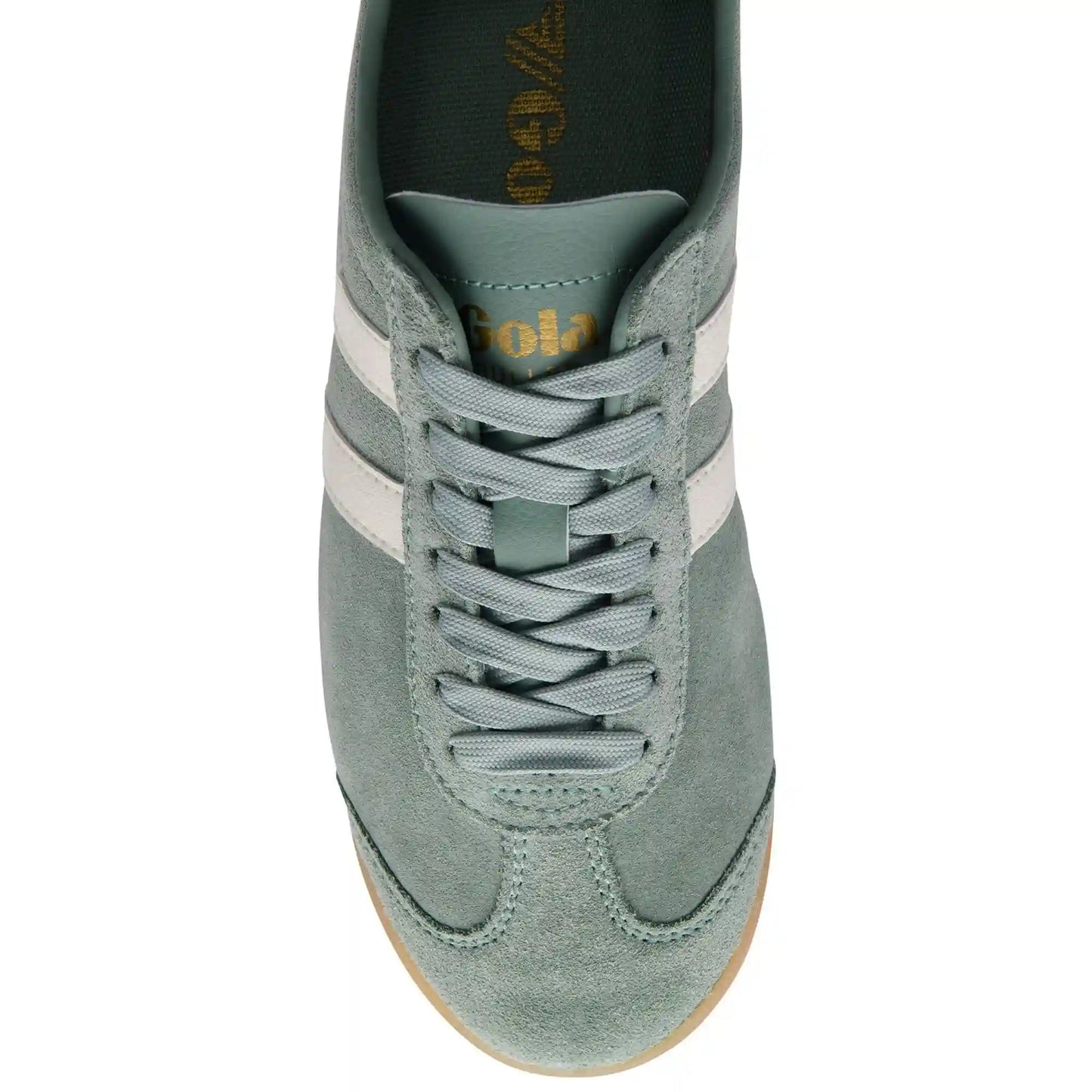 Gola Classics Women's Bullet Suede Sneakers - Green Mist/Off White/Pale Gum
