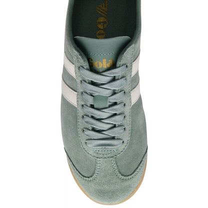 Gola Classics Women's Bullet Suede Sneakers - Green Mist/Off White/Pale Gum