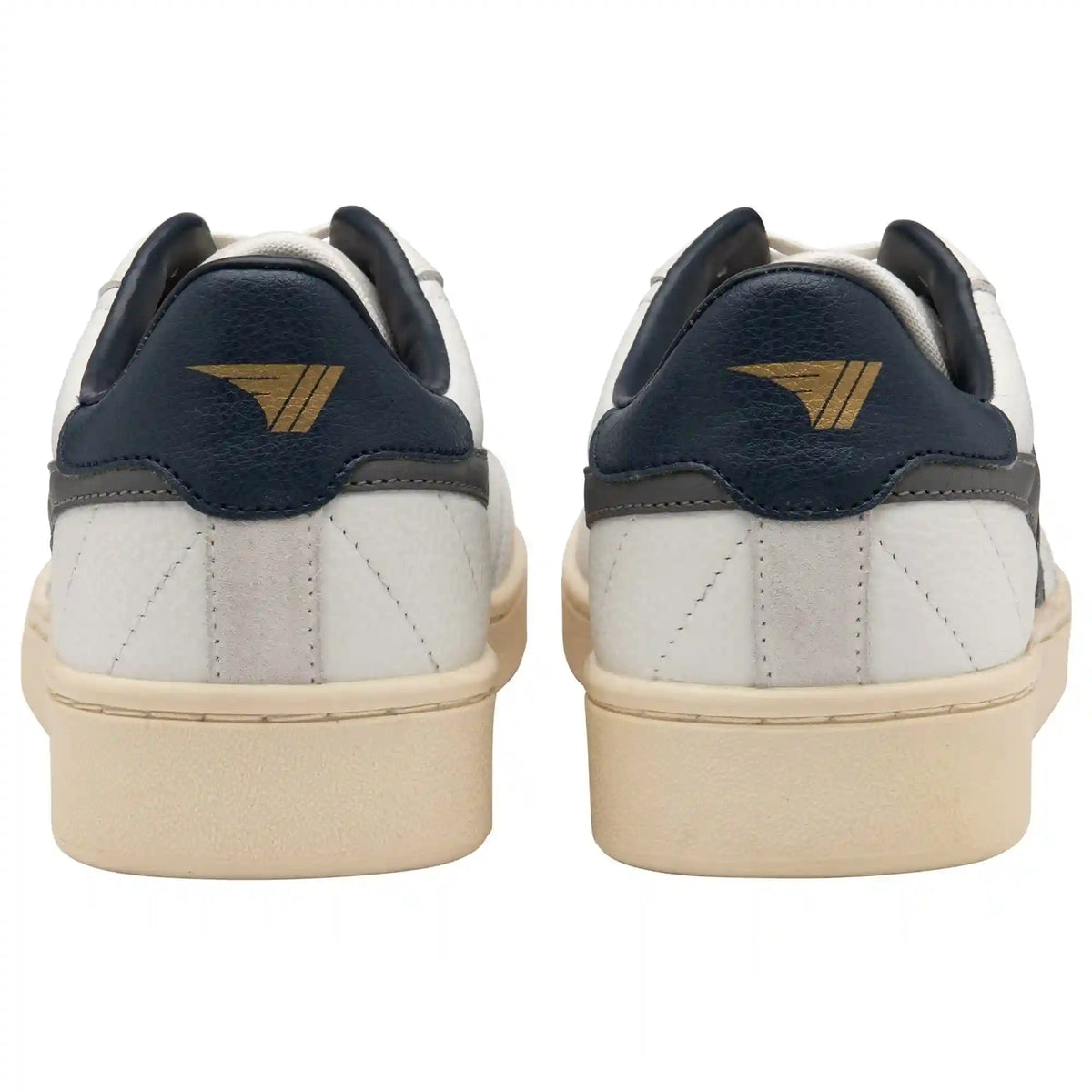 Gola Classics Men's Contact Leather Sneakers - White/Ash/Navy