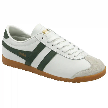 Gola Classics Women's Bullet Leather Sneakers - White/Evergreen/Gum