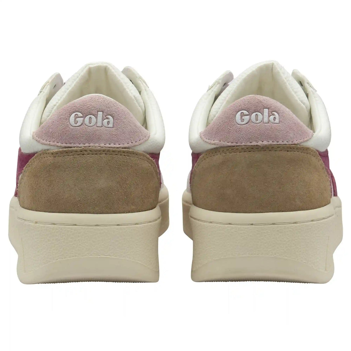 Gola Classics Women's Grandslam Trident Sneakers - White/Cerise/Chalk Pink
