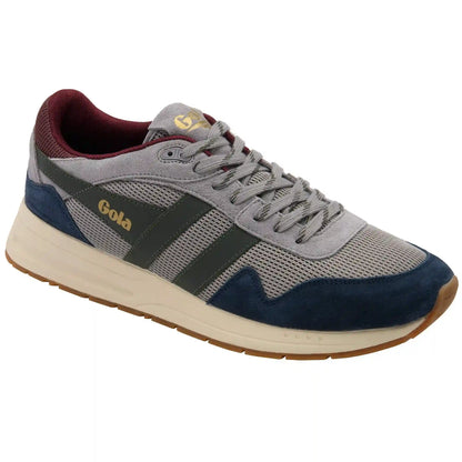 Gola Classics Men's Delta Sneakers - Cement/Navy/Dark Khaki